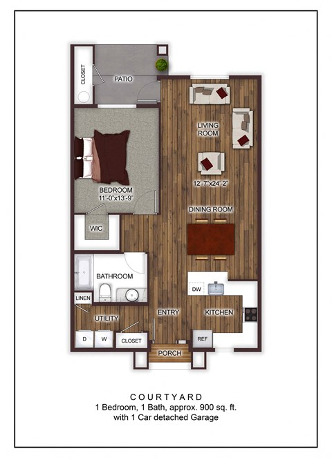 Courtyard Floor Plan
